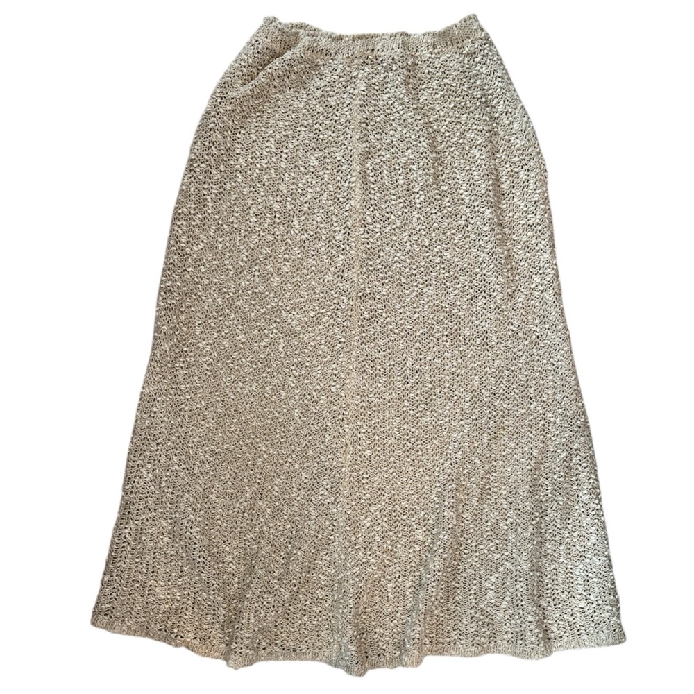 Knit Beige Skirt